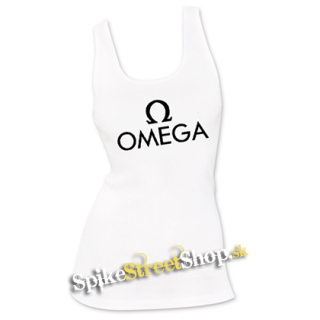 OMEGA - Hardrock Magyar Band Logo - Ladies Vest Top - biele