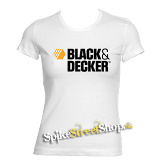 BLACK & DECKER - Logo - biele dámske tričko