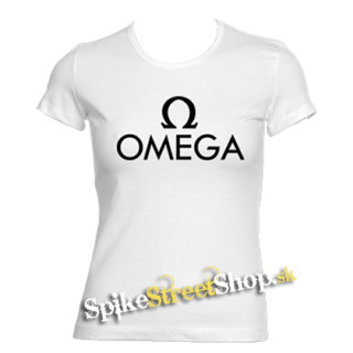 OMEGA - Hardrock Magyar Band Logo - biele dámske tričko