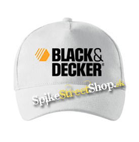 BLACK & DECKER - Logo - biela šiltovka (-30%=AKCIA)