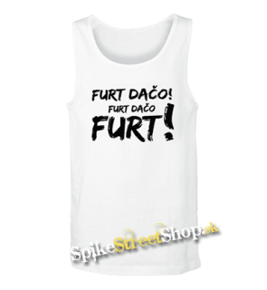 FURT DAČO - Mens Vest Tank Top - biele