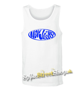 NEWJEANS - Blue Logo - Mens Vest Tank Top - biele