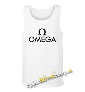 OMEGA - Hardrock Magyar Band Logo - Mens Vest Tank Top - biele