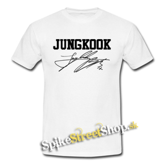 JUNGKOOK - Logo & Signature - biele detské tričko