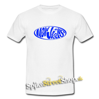 NEWJEANS - Blue Logo - biele detské tričko