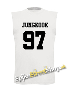 JUNGKOOK - 97 - biele pánske tričko bez rukávov