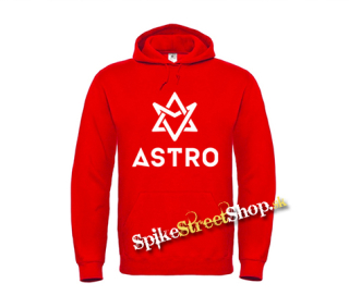 ASTRO - Logo - červená pánska mikina
