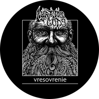 LUNATIC GODS - Vresovrenie Cover Art White - odznak