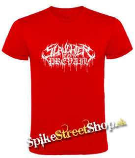 SLAUGHTER TO PREVAIL - Logo - červené pánske tričko
