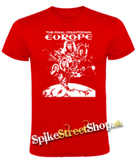 EUROPE - The Final Countdown - červené detské tričko