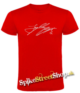 JUNGKOOK - SIgnature - červené detské tričko