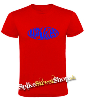 NEWJEANS - Blue Logo - červené detské tričko