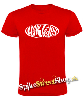 NEWJEANS - Logo - červené detské tričko