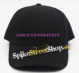 GIRLS' GENERATION - Pink Logo - čierna šiltovka (-30%=AKCIA)