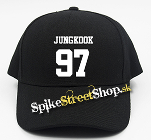 JUNGKOOK - 97 - čierna šiltovka (-30%=AKCIA)