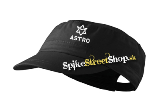 ASTRO - Logo - čierna šiltovka army cap