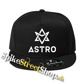 ASTRO - Logo - čierna šiltovka model "Snapback"