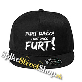 FURT DAČO - čierna šiltovka model "Snapback"