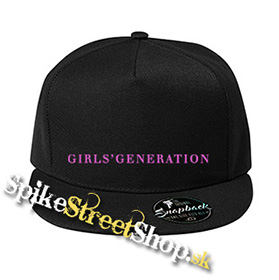 GIRLS' GENERATION - Pink Logo - čierna šiltovka model "Snapback"
