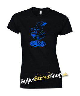 NEWJEANS - Blue & Bunny - čierne dámske tričko