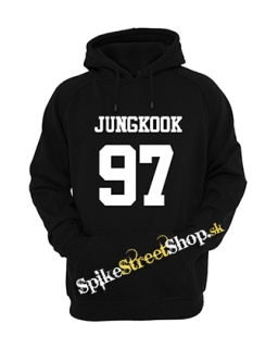 JUNGKOOK - 97 - čierna pánska mikina