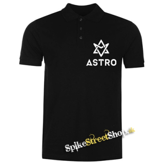 ASTRO - Logo - čierna pánska polokošeľa