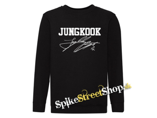 JUNGKOOK - Logo & Signature - mikina bez kapuce