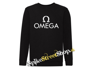 OMEGA - Hardrock Magyar Band Logo - čierna detská mikina bez kapuce