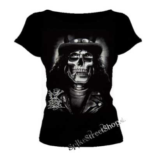 SLASH - Rocker Skull - dámske tričko