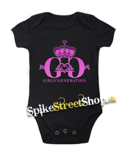 GIRLS' GENERATION - Pink Logo - čierne detské body