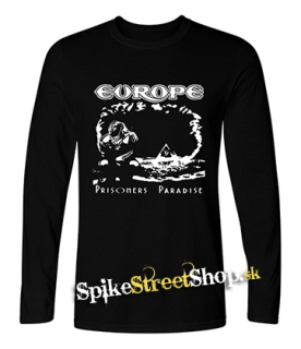 EUROPE - Prisoners In Paradise - čierne pánske tričko s dlhými rukávmi