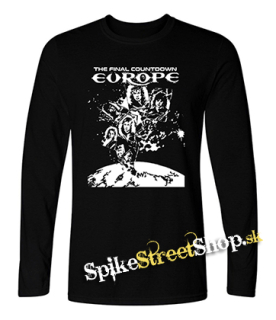 EUROPE - The Final Countdown - čierne pánske tričko s dlhými rukávmi