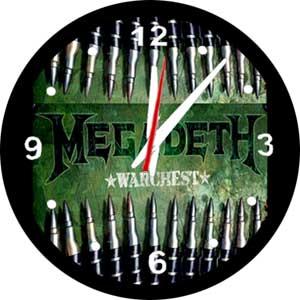 MEGADETH - Warchest - nástenné hodiny