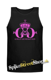 GIRLS' GENERATION - Pink Logo - Mens Vest Tank Top - čierne