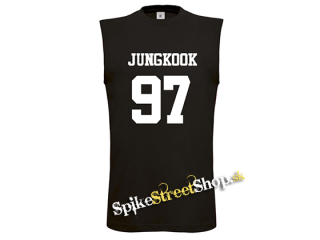 JUNGKOOK - 97 - čierne pánske tričko bez rukávov