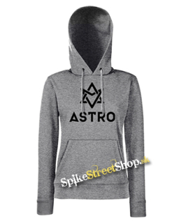 ASTRO - Logo - sivá dámska mikina
