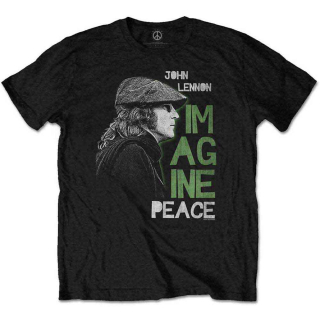 JOHN LENNON - Imagine Peace - čierne pánske tričko