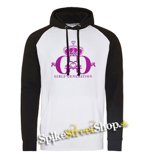 GIRLS' GENERATION - Pink Logo - čiernobiela pánska mikina
