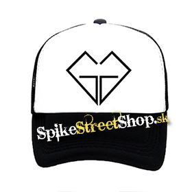 GIRLS' GENERATION - Symbol - čiernobiela sieťkovaná šiltovka model "Trucker"