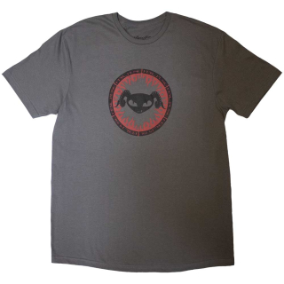 PUSCIFER - Flame Logo - sivé pánske tričko