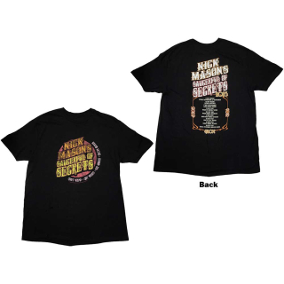 NICK MASON'S SAUCERFUL OF SECRETS - Europe Tour 2023 - čierne pánske tričko