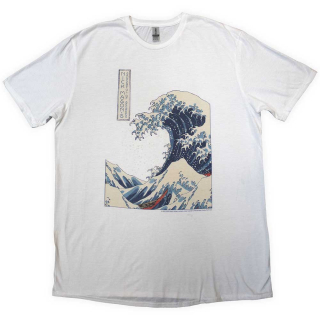 NICK MASON'S SAUCERFUL OF SECRETS - Hokusai Wave - biele pánske tričko