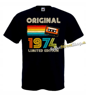 1974 - LIMITED EDITION - Originálne narodeninové tričko tohtoročným 50-tnikom:) - čierne pánske tričko