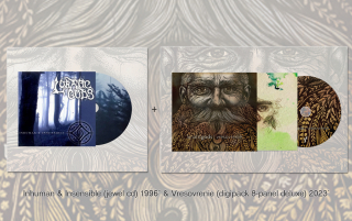 LUNATIC GODS - Vresovrenie (Digipack 8-panel deluxe) 2023´ + Inhuman & Insensible (Jewel CD) 1996´ 