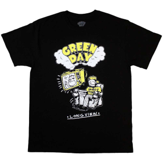 GREEN DAY - Longview Doodle - čierne pánske tričko