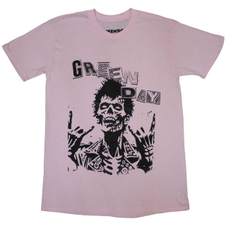 GREEN DAY - Savior Zombie - ružové pánske tričko