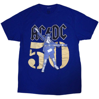AC/DC - Gold Fifty - modré pánske tričko