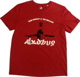 BOB MARLEY - Exodus Arms Outstretched HiBuild - červené pánske tričko