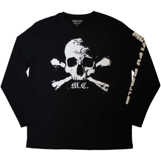 MOTLEY CRUE - Orbit Skull - čierne pánske tričko s dlhými rukávmi