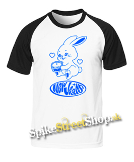 NEWJEANS - Logo & Bunny - dvojfarebné pánske tričko